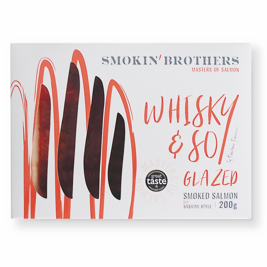 Smokin' Brothers Whisky and Soy Glazed Smoked Salmon