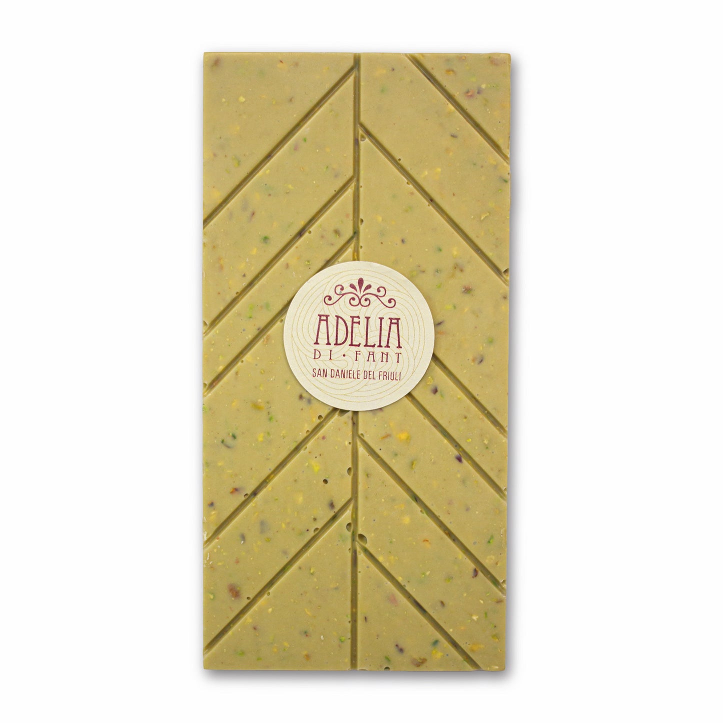 Adelia di Fant White Chocolate Bar with Pistachio