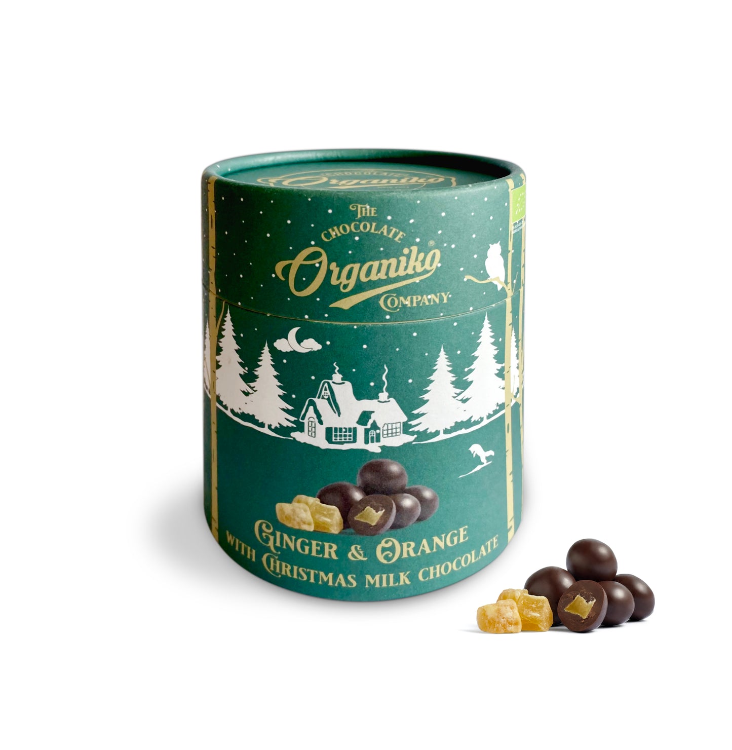 Chocolate Organiko Milk Chocolate with Ginger & Orange