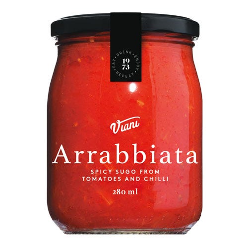 Viani Tomato Sugo Arrabbiata Sauce