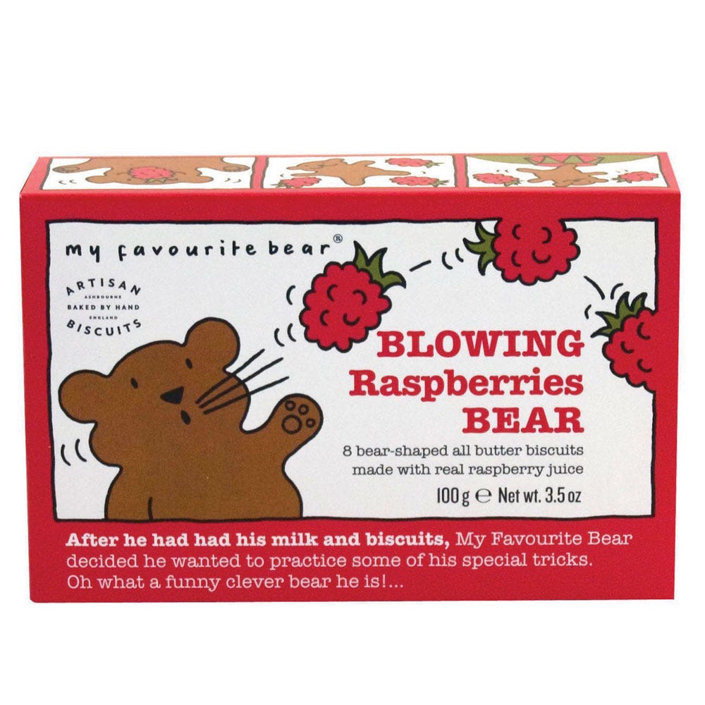 My Favourite Bear Raspberry Bear Biscuits