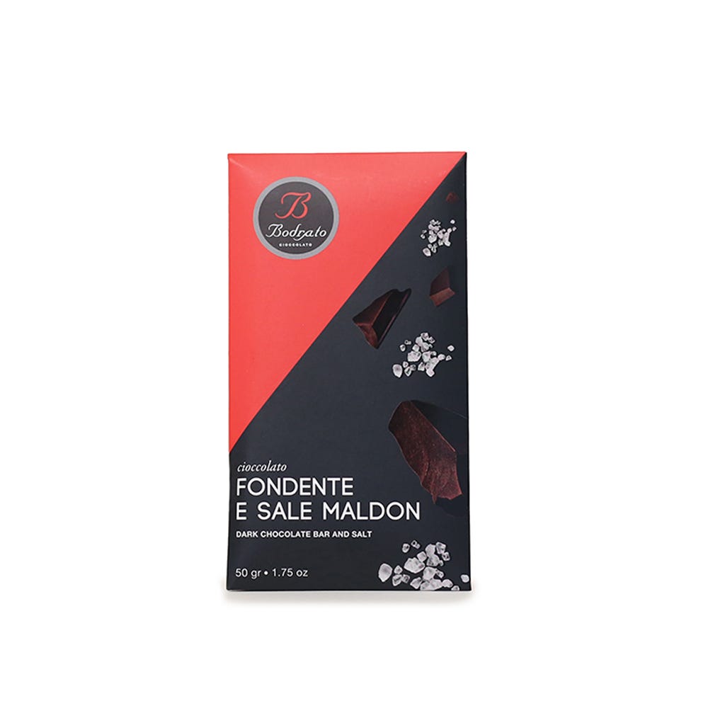 Bodrato Tavoletta Fondente e Sale Maldon (Dark Chocolate & Maldon Sea Salt)