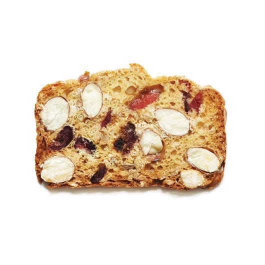 Toast for Cheese Cherries, Almonds and Linseeds