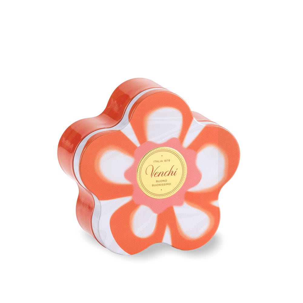 Venchi Flower Metal Tin 55g