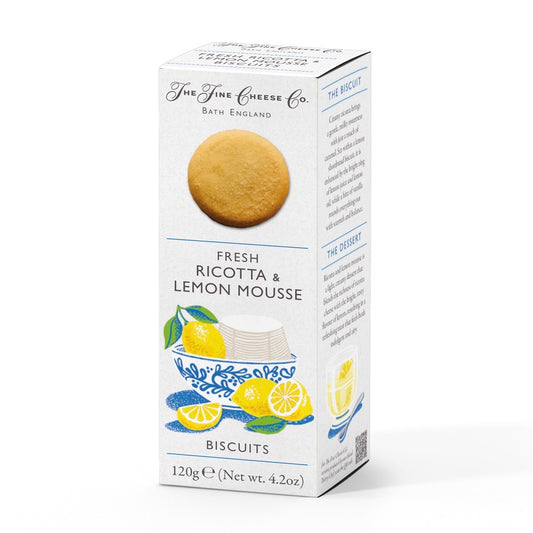 The Fine Cheese Co. Fresh Ricotta & Lemon Mousse Biscuits