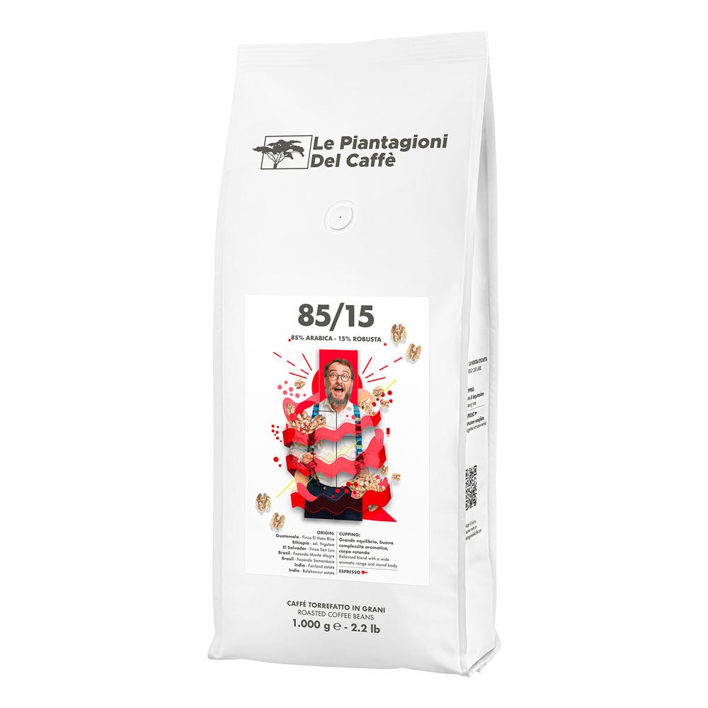 Le Piantagioni del Caffè 85/15 Coffee Beans 1kg
