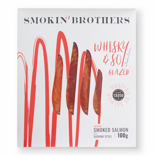 Smokin' Brothers Whisky and Soy Glazed Smoked Salmon