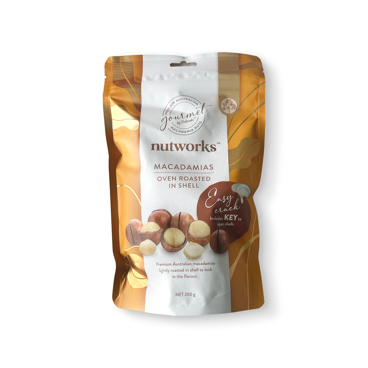 Nutworks Roast In Shell Macadamia Nuts (Unsalted)