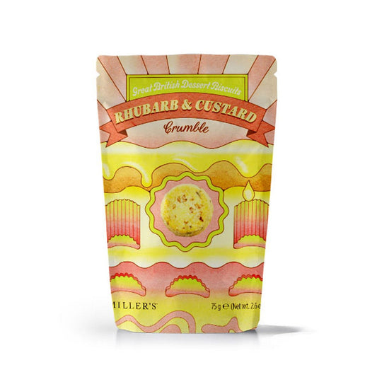 Great British Desserts - Rhubarb & Custard Crumble