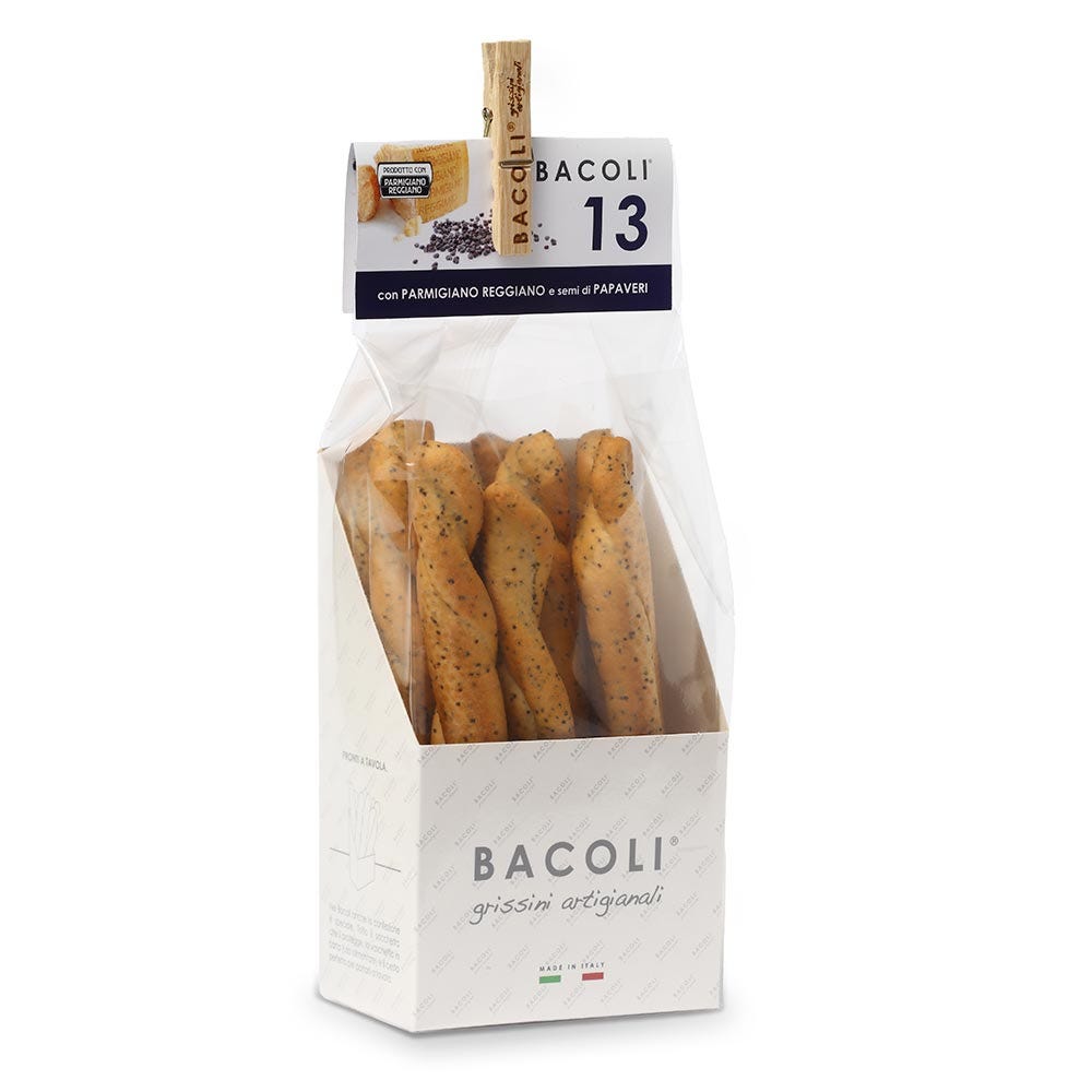 Grissini 'Bacoli' With Parmesan and poppy seeds
