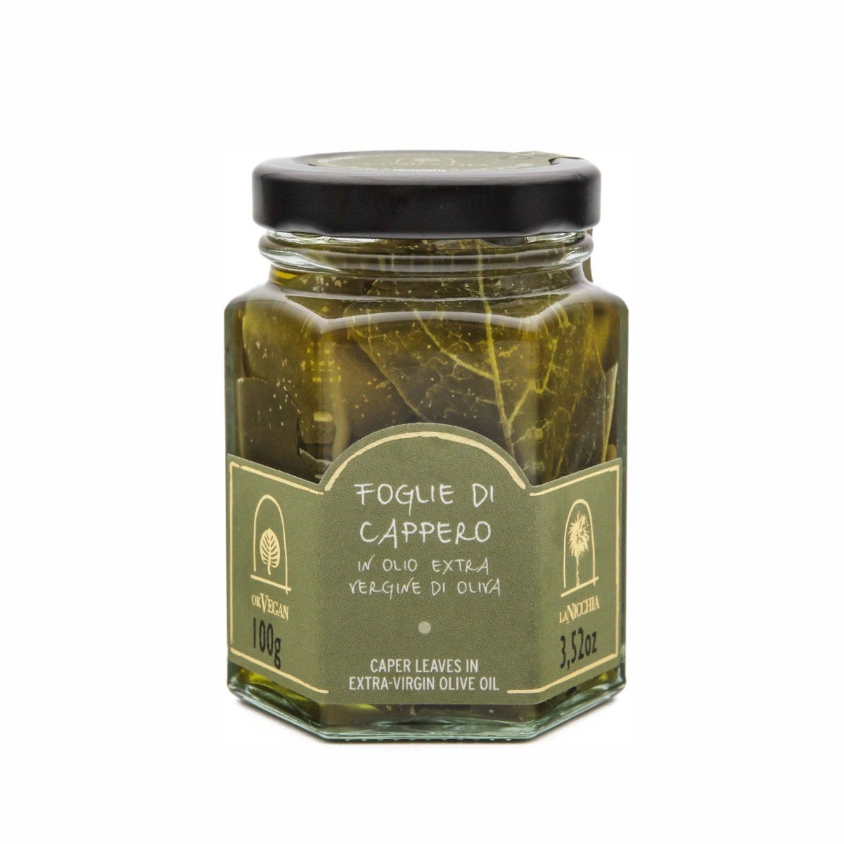 La Nicchia Caper Leaves in Extra Virgin Olive Oil