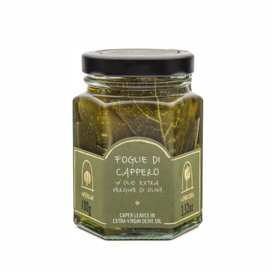 La Nicchia Caper Leaves in Extra Virgin Olive Oil