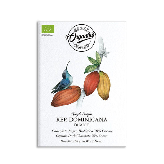 Organiko Dominican Republic - Organic Dark Chocolate 70%