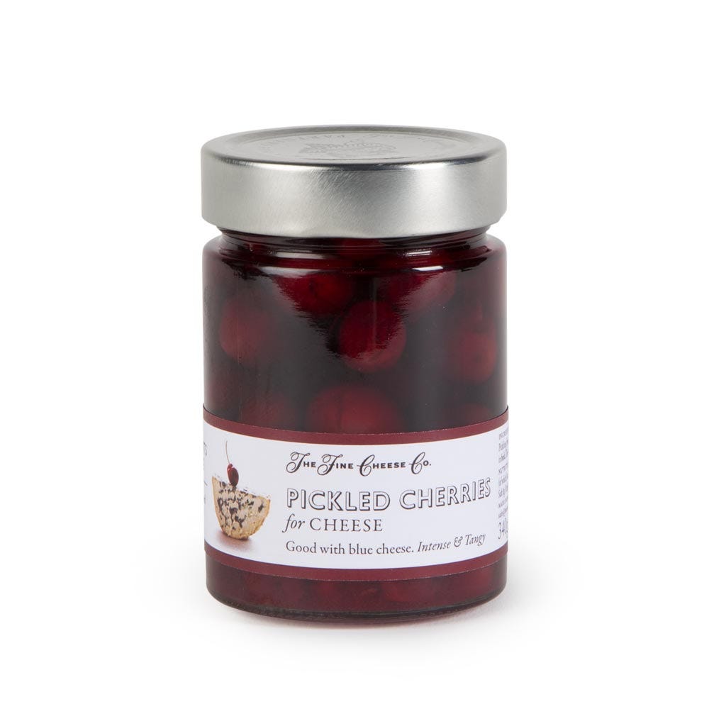 Pickled Cherries for Cheese