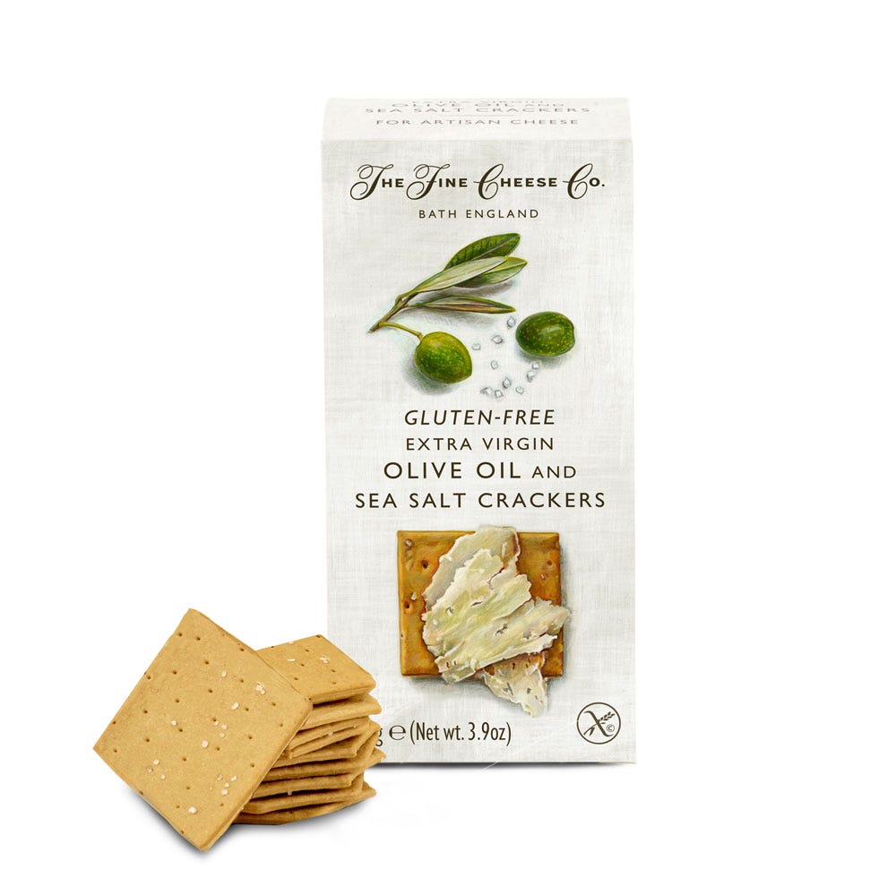 Gluten Free Extra Virgin Oil Sea Salt Crackers