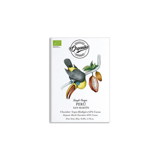 Chocolate Organiko Organic PERÚ - Organic Dark Chocolate 65% Cocoa