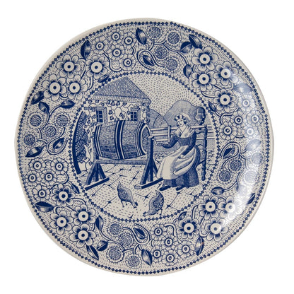 Set of 6 Ceramic Plates For Cheese