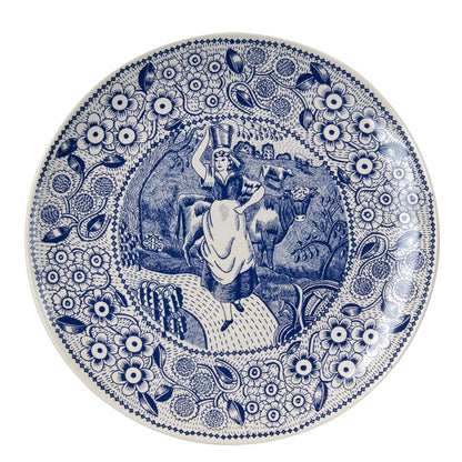 Set of 6 Ceramic Plates For Cheese