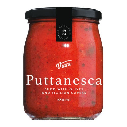 Viani Tomato Puttanesca Sauce