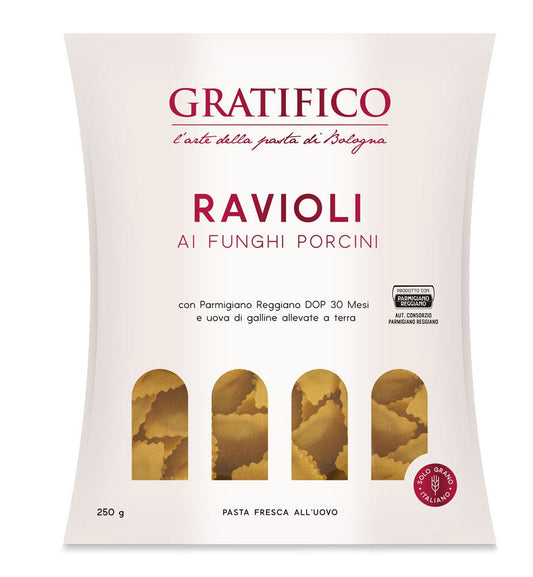 Gratifico Porcini Mushroom Ravioli
