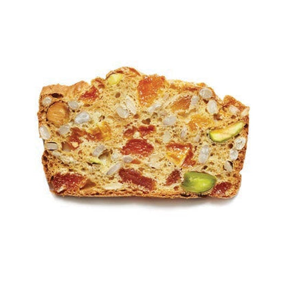 Toast for Cheese Apricots, Pistachios and Sesame Seeds