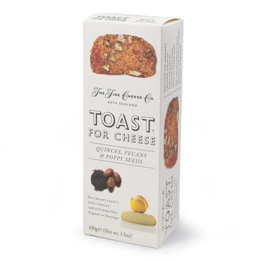 Toast for Cheese Quince, Pecan and Poppy Seeds