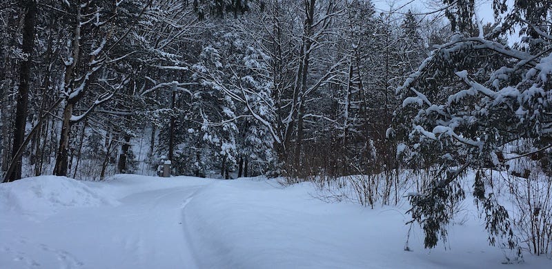 Snow in Vermont