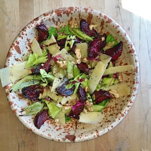 Recipe: Roasted Beetroot & Celery with Old Winchester Cheese & Walnut