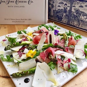 Recipe: Grilled Asparagus Salad with Prosciutto Ham & Ricotta Stagionata