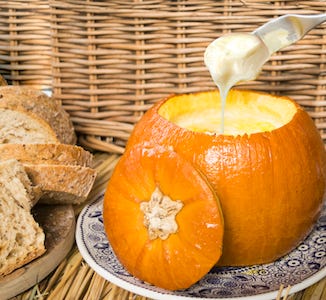 Claire’s Baked Pumpkin Fondue